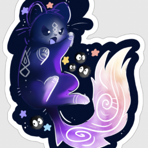 Sticker Space Cat